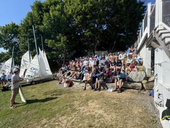 A recent presentation and instruction session at the Boothbay Harbor Yacht Club. Courtesy of PC Liz Rettemaier, BHYC