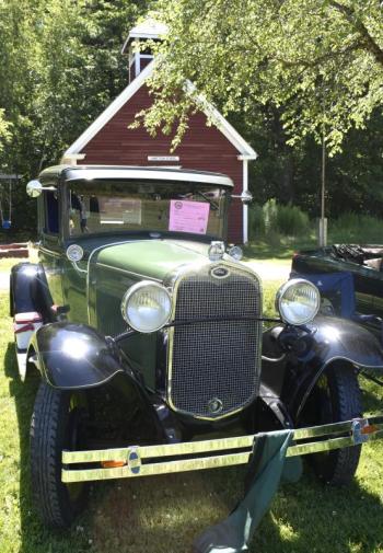 The 1932 Ford - with rumble seat.  LISA KRISTOFF/Boothbay Register