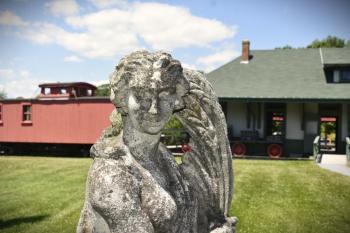 One of the BRVM's goddess statues. LISA KRISTOFF/Boothbay Register