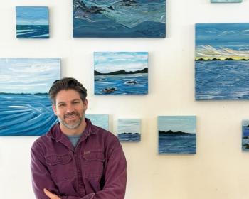 New at "The Store": The coastal paintings of Benjamin Gibbons. Courtesy of Janessa Gursky