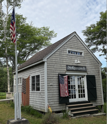 The museum was adorned for the Fourth of July. Courtesy photo
