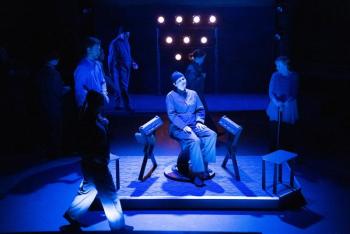 Vashti (Nanette Fraser) leads the cast of Heartwood Theater's "The Machine Stops" running July 17-25. Jenny Maher photo