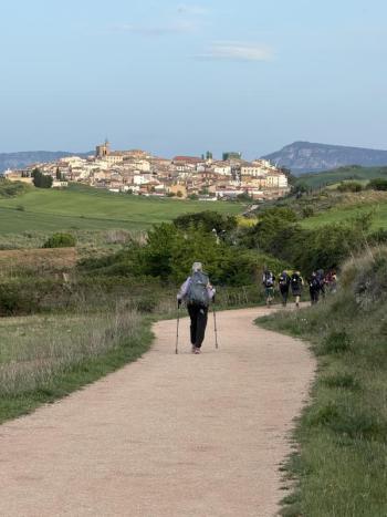 A stunning view from the Camino. Barbara Lloyd photo 
