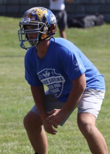 Griffin Yereance at practice, photo courtesy Katie Yereance