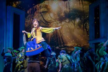 Liz Leclerc as "Anna" in MSMT's production of "Frozen." Jared Morneau Photography
