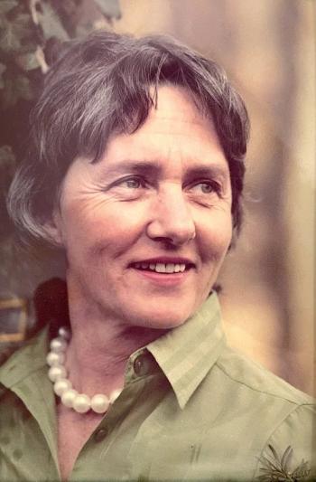 The artist Mary Jo Rines, 1931-2011.  Courtesy of the family