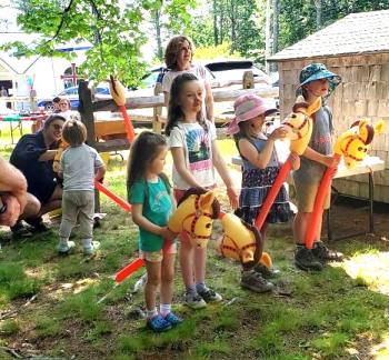 Children at a recent St. Giles Fair. Courtesy photo
