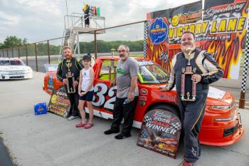 ProTrucks, pictured from left, Tyler Chapman, Alex Parker, Randy Burr and Jason Paquette. Jasen Dickey photo 