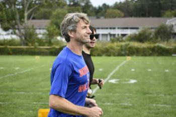 Boothbay Region High School cross country and track and field coach Nick Scott. Fritz Freudenberger photo