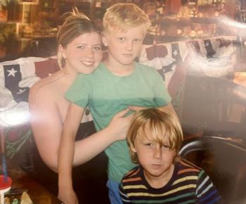 Emily LeGree with brothers Charlie and Sam LeGree. Courtesy of Emily LeGree