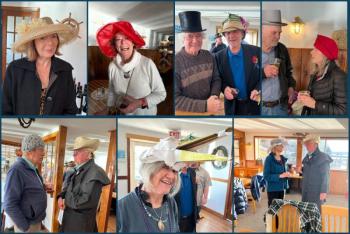 Creative hats are encouraged, but not required. Need Inspiration? Take a look at some hats from the past! Courtesy of Bob Crink 