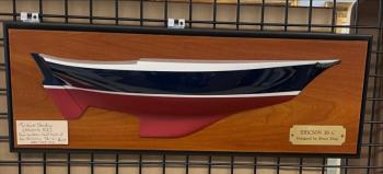 One of the builder half hulls available at East Boothbay Trading Co. This is one of 40 designed by Bruce King. Courtesy photo