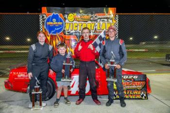 4-Cylinder Pro: Pictured from left, Chassidy Shorty, Trent Reed, Jay Plummer and Max Parlin. Jasen Dickey photo