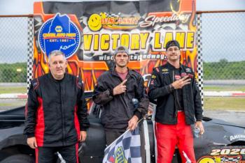 Thunder 4 Mini: Pictured from left, Doug Degroat, Derek Cook and Jeff Farrington. Jasen Dickey photo