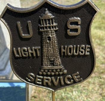 U.S. Light House Service marker. Courtesy photo