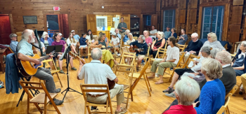 Last week's jam session/sing-along at the Community House. Courtesy of Susan Schadler