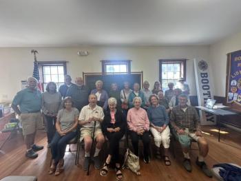 Alumni from the East Boothbay School. Mark Sullivan photo