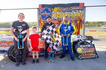 From left, Faith Cleaves, Easton Downing, Kyle Hewins and Adam Chadbourne. Jasen Dickey photo