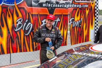 Garrett Hall, Boss Hogg 150 winner. Jasen Dickey photo