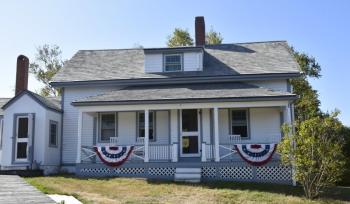 The Burnt Island Keeper's house originally restored in 2000 and again before its 200th anniversary in 2021 and 2024. LISA KRISTOFF/Boothbay Register 