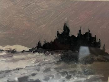"Island In Winter" by Andrea Peters.
