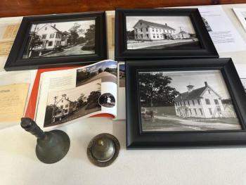 Artifacts and pictures of the East Boothbay School over the last 100 years. Mark Sullivan photo