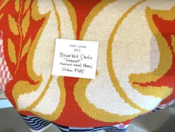 "Sunburst" - a merino wool throw by Bowerbird Studio.
