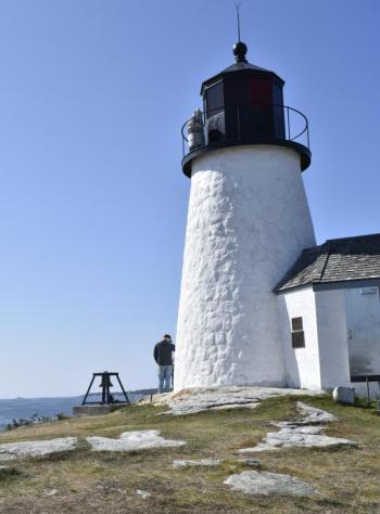 The Burnt Island Lighthouse. LISA KRISTOFF/Boothbay RegisterS