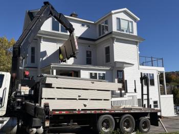 Boothbay Harbor's newest eatery is taking shape at 53 Townsend Avenue Oct. 15.  ISABELLE CURTIS/Boothbay Register