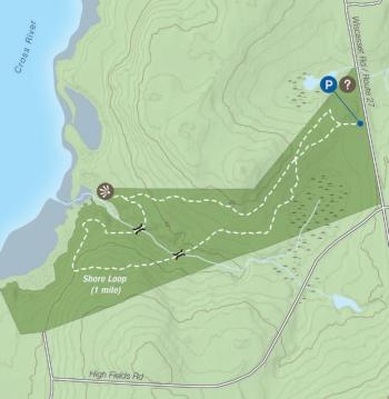 Cross River Preserve off Route 27 and High Fields Road in Boothbay. Courtesy of Boothbay Region Land Trust