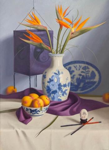 Honorable Mention #3: "Birds of Paradise" by Charlie Nowell. 