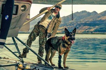 "Heart of the Beast," starring Brad Pitt and German shepherd Uber (and other stunt doubles) opens at the Lincoln Theater Friday, Oct. 23. Courtesy of the venue 