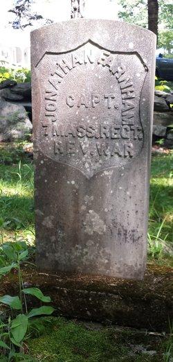 Jonathan Farnham headstone in Farnham Cemetery. Sara Fahnley photo