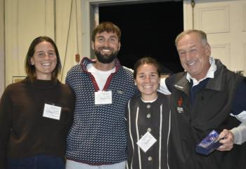 The Van Der Veen Family - Charitable Giving Community Award. LISA KRISTOFF/Boothbay Register