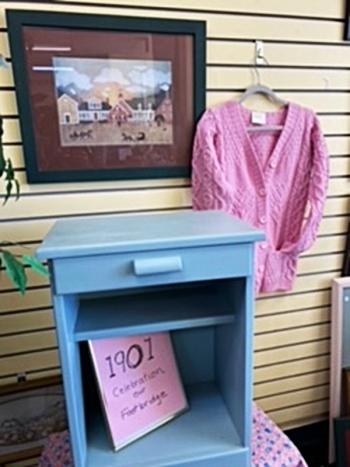These items are on sale in celebration of the Boothbay Harbor footbridge's 125th birthday celebration. Courtesy photo