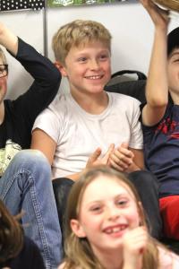"I don't really eat turkey. I like the cranberry sauce. I like chicken nuggets with mustard, ketchup and chocolate milk." - Aldyn Peters. STEVE EDWARDS/Boothbay Register