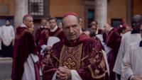 Ralph Fiennes stars as Cardinal Lawrence in "Conclave" opening Friday, Dec. 6. Courtesy of Harbor Theater