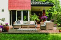  Homeowners can take the following steps to establish a peaceful backyard retreat.