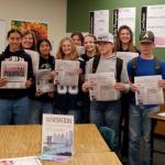 Eureka County Middle School 8th Graders with teacher Mrs. Gearty. Courtesy photo