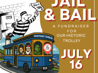 Jail & Bail Event for our beloved Historic Trolley! 