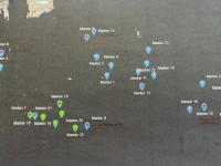 Mooring field at Midcoast Sailing Center