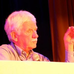 Bruce MacDonald at the Great State Debate on October 10. RYAN LEIGHTON/Boothbay Register