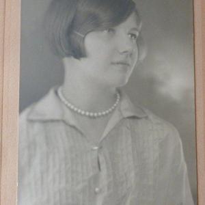 Florence Haggett's yearbook picture from the 1930s. KATRINA CLARK/Boothbay Register