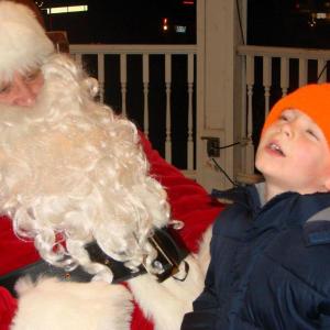 This young man paused to give his list some more thought. LISA KRISTOFF/Boothbay Register