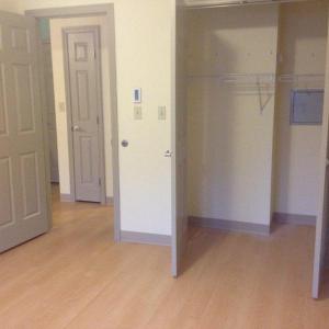 Increased closet space is just one of the improvements residents at Campbell Creek Village will appreciate. LISA KRISTOFF/Boothbay Register