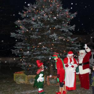 Santa and Mrs. Claus at the Boothbay Harbor Memorial Library on December 1. SUE MELLO/Boothbay Register