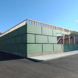 The 8,000 square-foot retail space being built on the north end of the Meadow Mall. Mall owner Tom Ellis said the construction of Family Dollar is scheduled to be complete by the end of February 2013.  RYAN LEIGHTON/ Boothbay Register