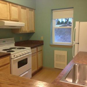 New Energy Star appliances shine in this kitchen in a one bedroom apartment at Campbell Creek Village. LISA KRISTOFF/Boothbay Register