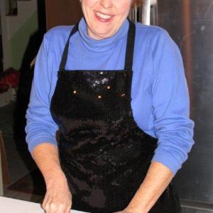 Debra Arter working in her new BarbaraAnn apron which she said is fabulous. Courtesy of Deb Arter Debra Arter working in her new BarbaraAnn apron which she said is fabulous. Courtesy of Deb Arter