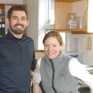 Dr. Doug Rasher and Dr. Rachel Lasley-Rasher, new researchers at the Darling Marine Center.